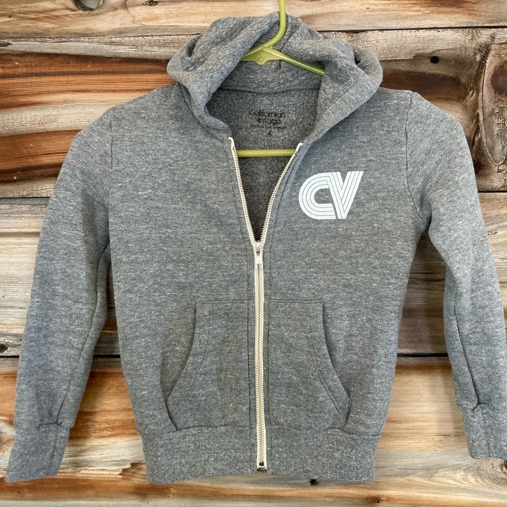 Californian Vintage zip-up hoodie. Size 4